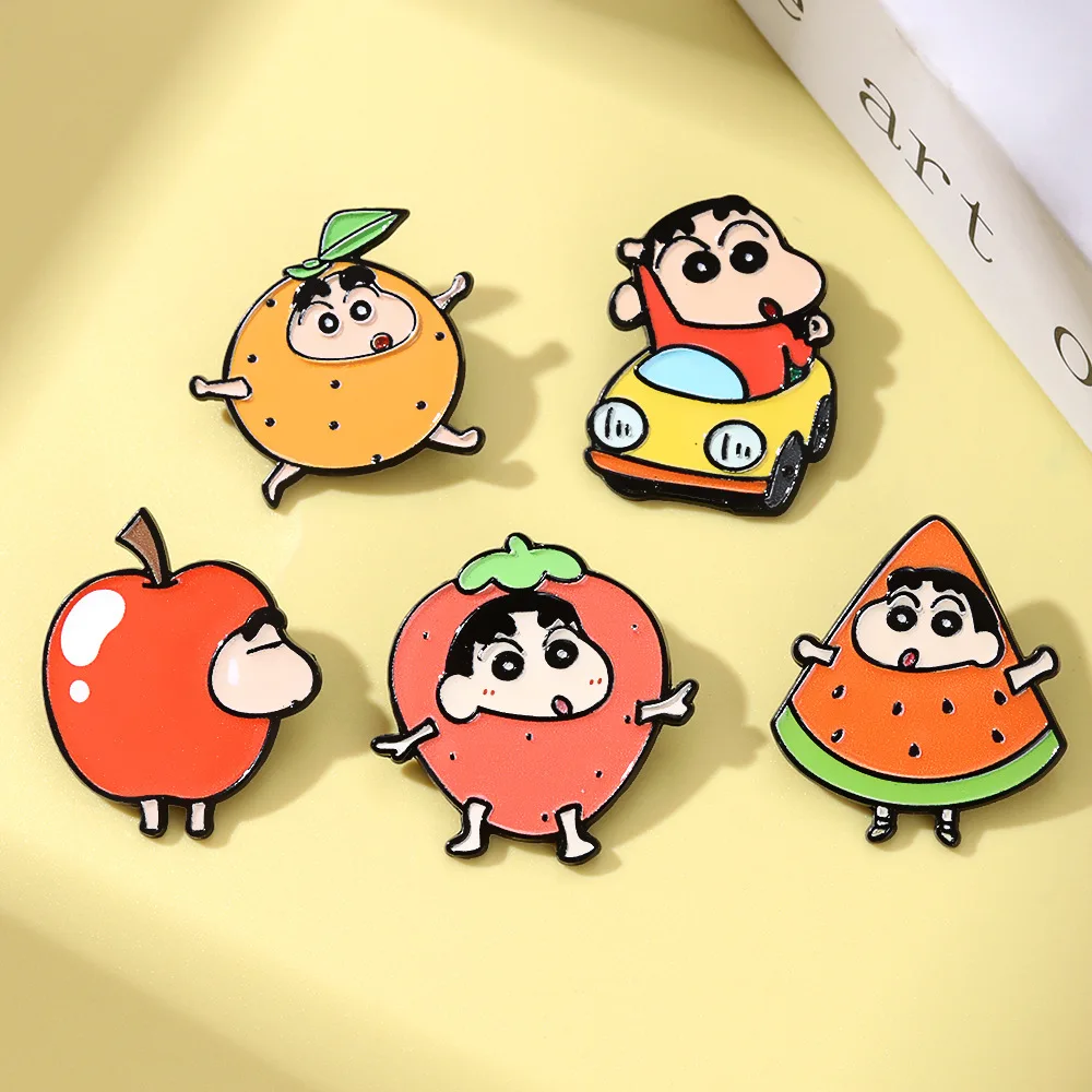 Embroidery Reddit - Yeni Sevimli Crayon Shin-chan Meyve Emaye