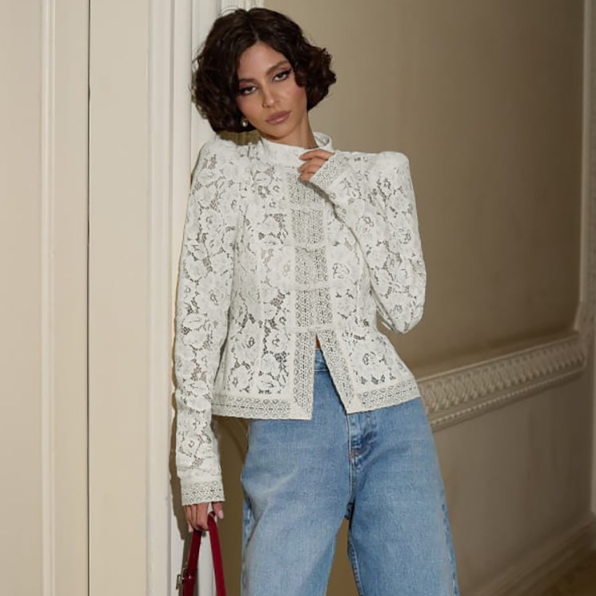 Linad Zarif Nakış Puf Kollu Be - Embroidery Online incelemesi ve fiyatı