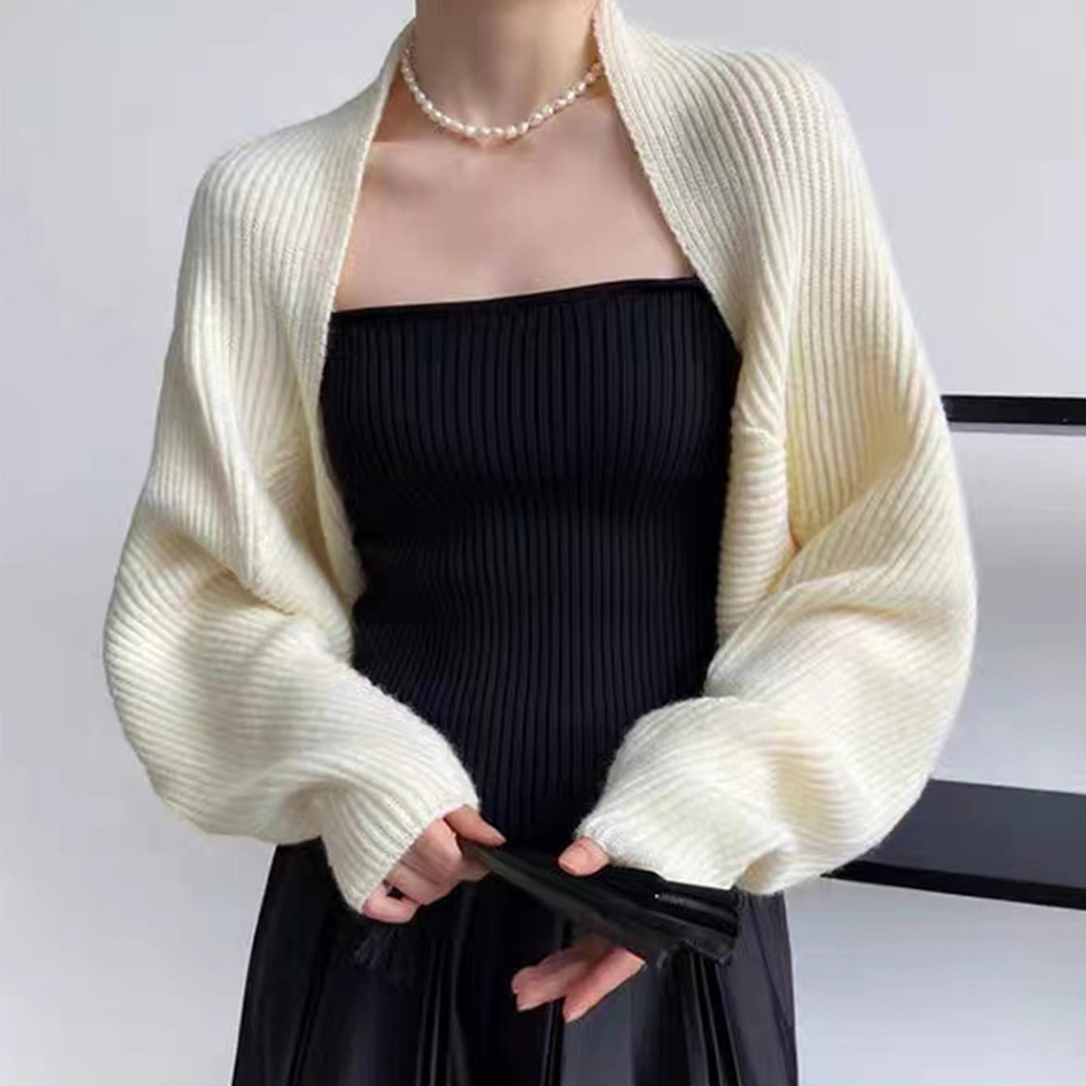 Örme Düz Renkli Kollu Şal Çok  - Embroidery Online incelemesi ve fiyatı
